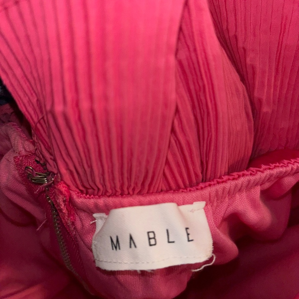 Mable Pink strapless dress - Picture 3 of 3